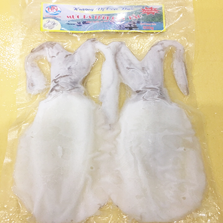 Mực lá tươi làm sạch 2 - 4 con/500g
